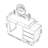 Makeup Vanity with Light mirror,5 drawers