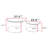 Emmitt Glass Top Nesting Coffee Table-490320518