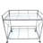 Modern Silver Bar Cart - Stylish and Practical