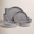 over&back Stackable 16-Piece Semi Hand-Finished Stoneware Dinnerware Set-99305499
