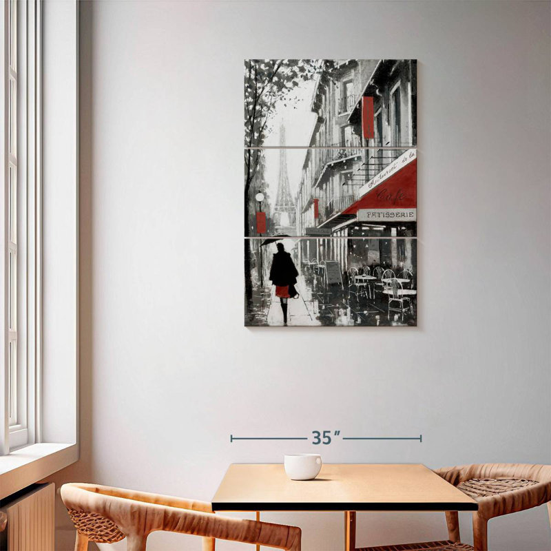 Sireci Rainy Paris I, 57" H x 36" W