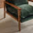 Masson Chenille Accent Chair Armchair With Pillow-1185751600