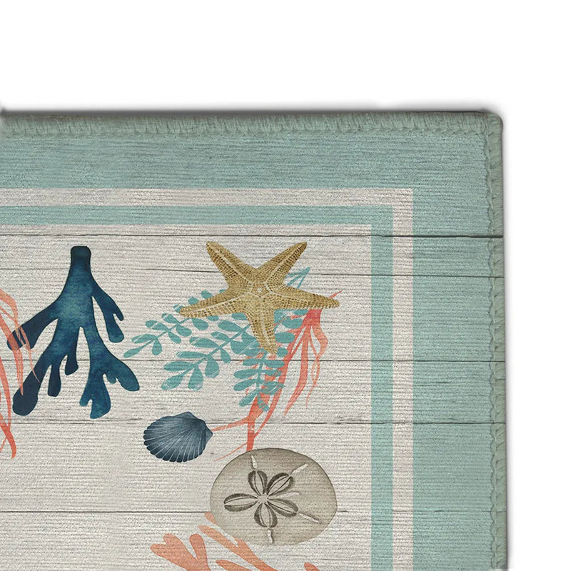 Tapis d'extérieur Coastal Reef Coastal Reef, Rectangle 4 pi x 6 pi