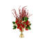 Holiday Arrangement With Hydrangeas And Berries