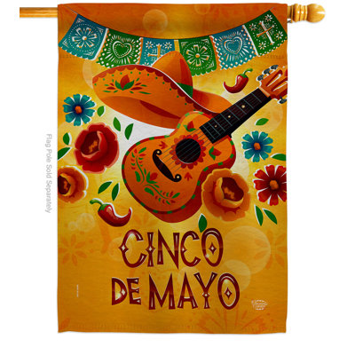 Double Sided Polyester Cinco De Mayo
