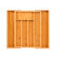 Bamboo Rectangle Cutlery Tray