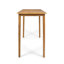 Table de bar rectangulaire en bois