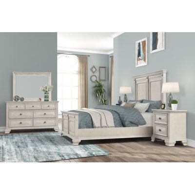 Samuelsson Solid Wood Standard 4 Piece Bedroom Set by Charlton Home