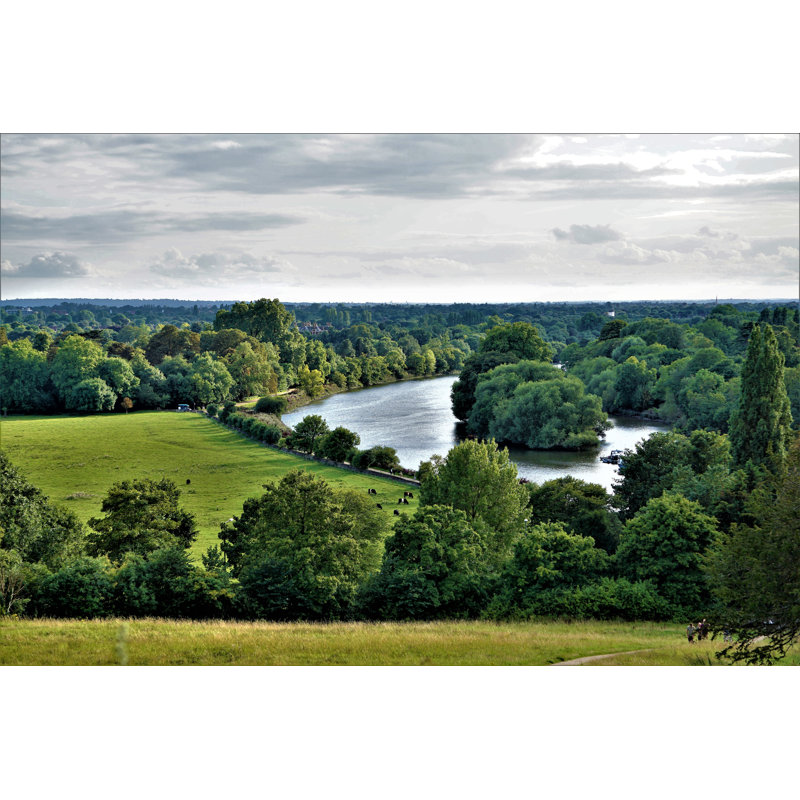 Zaphod River Thames - Wrapped Canvas Print, 30cm H x 46cm W x 3.8cm D