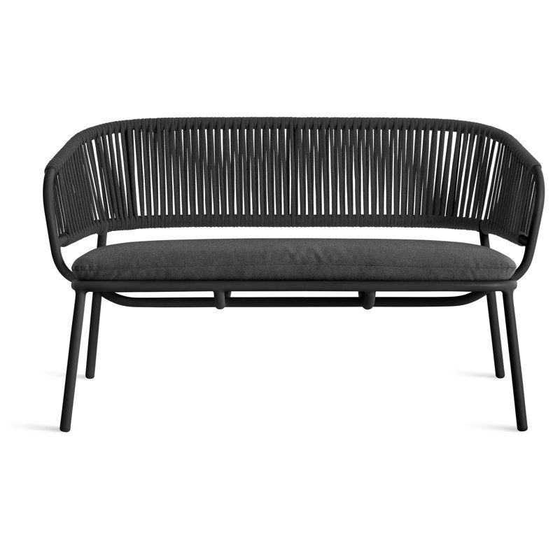 Canapé d'extérieur Mate, Gris anthracite Toohey