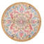 Hand-Knotted High-Quality Gold Round Area Rug