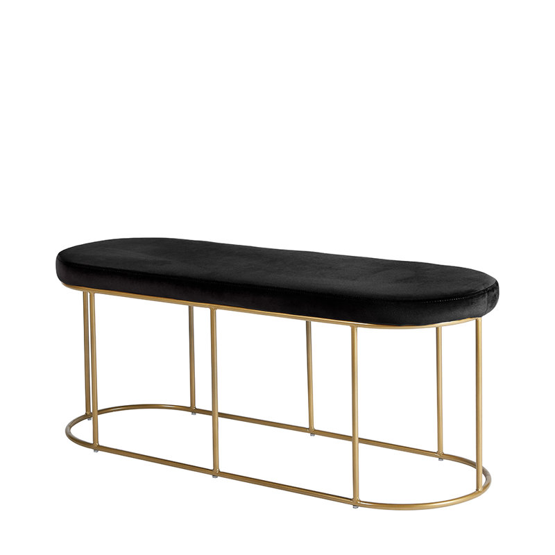 Krieg Iron Bench, Black