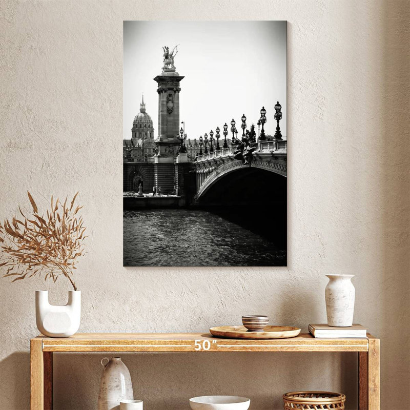 Lilie Alexandre III Bridge I, 39" H x 26" W