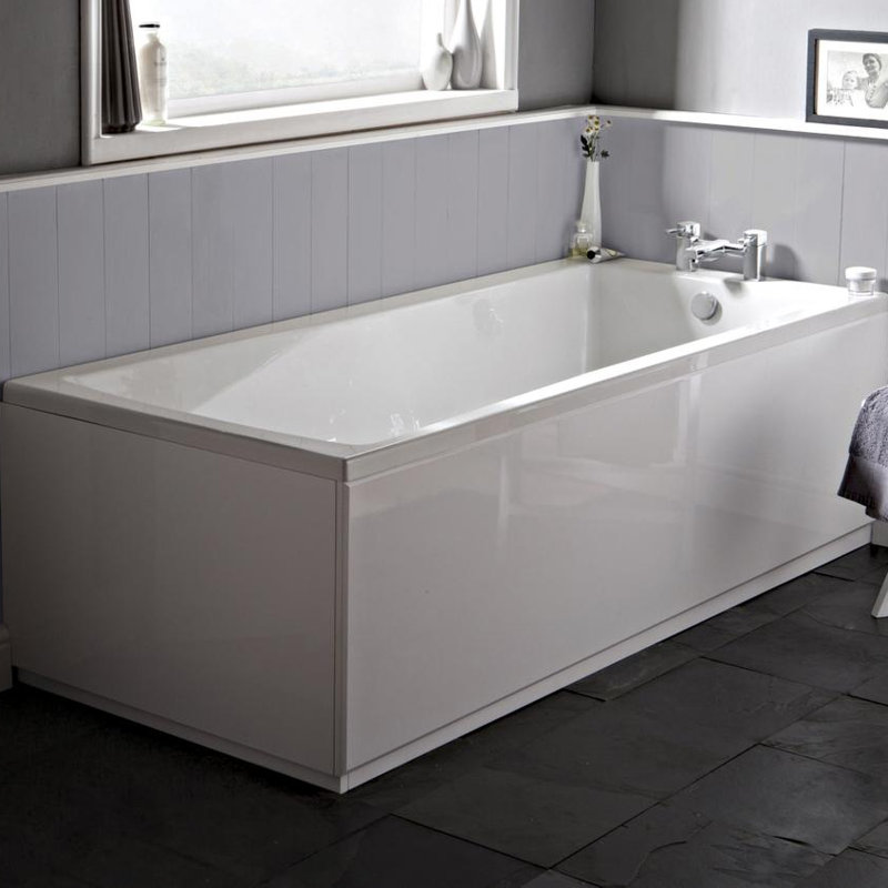 Linton 1700mm x 750mm Freestanding Soaking Acrylic Bathtub