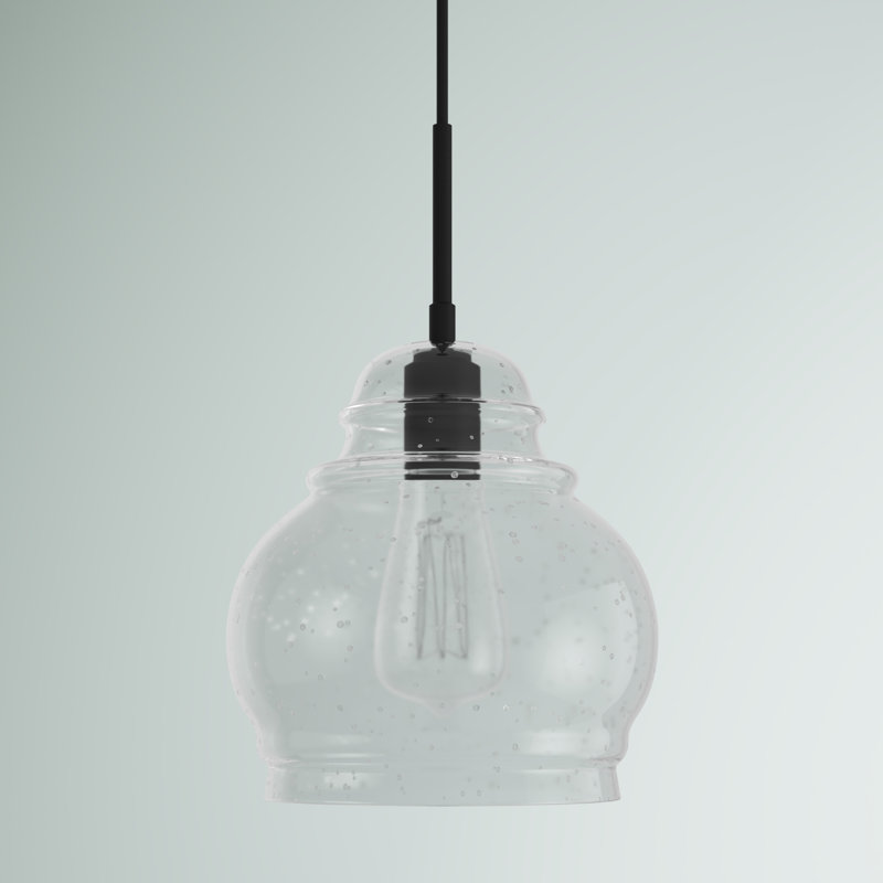 Amara 1 - Light Single Pendant, Black