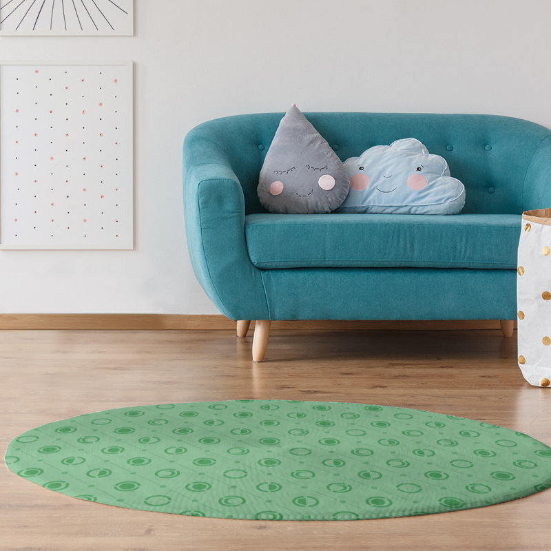 Tapis de la lune phases vertes, Rectangle 3 pi x 5 pi