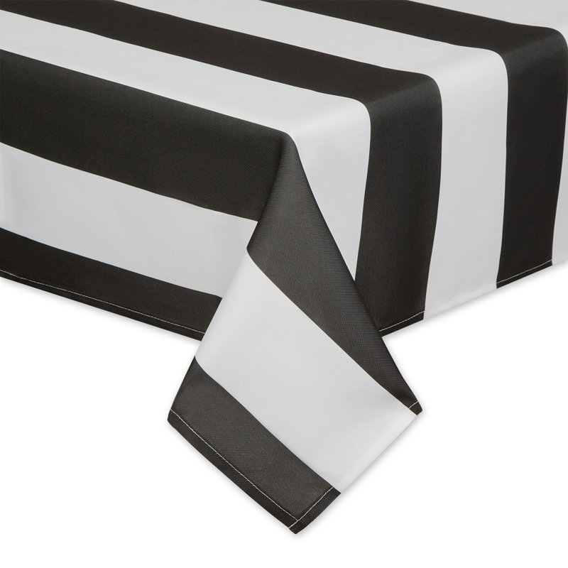Striped Tablecloth, 84" x 60"
