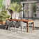 Anautica 6 - Person Patio Dining Set with Rectangular Table