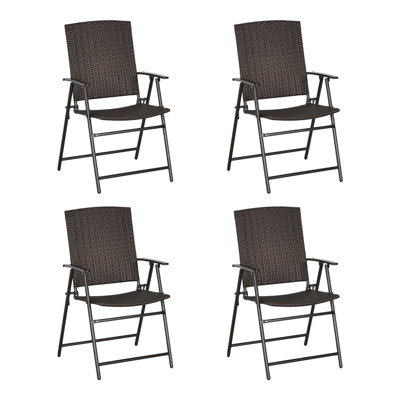 Helenville Folding Patio Dining Armchair