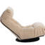 Fauteuil inclinable pour le balcon - réglable avec 3 sections de dossier et 14 sections de tête, siège à ressorts intégré, dossier ergonomique confortable de style japonais à dossier simple, 360
