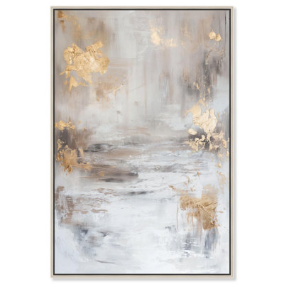 Burnished Patina Canvas Gemstone Abstract Art by Art Remedy