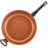 Farberware Glide Copper Ceramic Nonstick 12.5-Inch Deep Frying Pan with Helper Handle