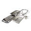 Tablier empilable en acier inoxydable 8-qt