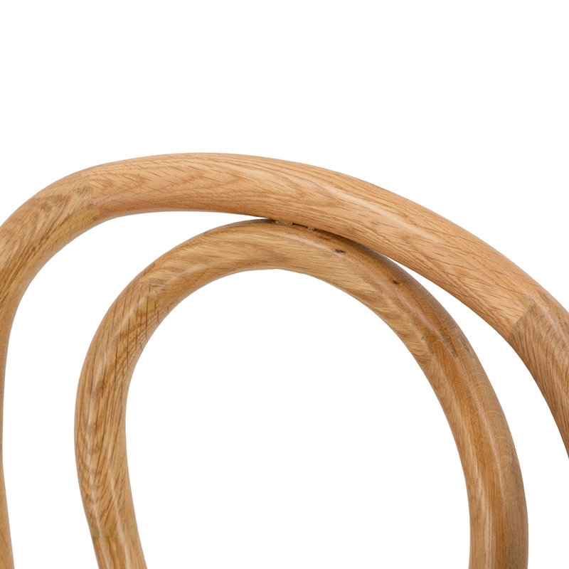 Chaise d'appoint empilable Anders, Naturel