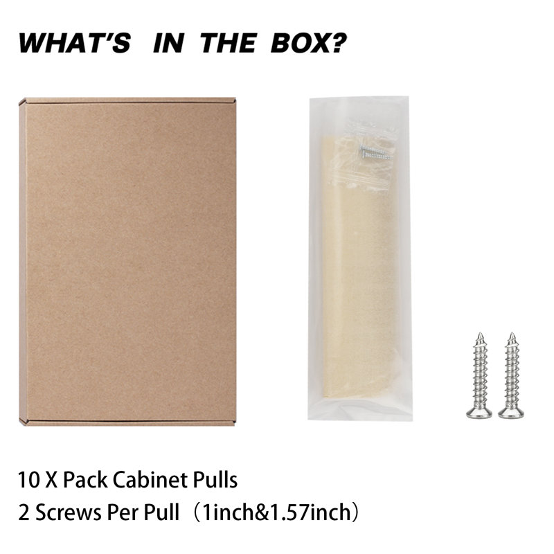 5" Centre to Centre Finger Pull Multipack