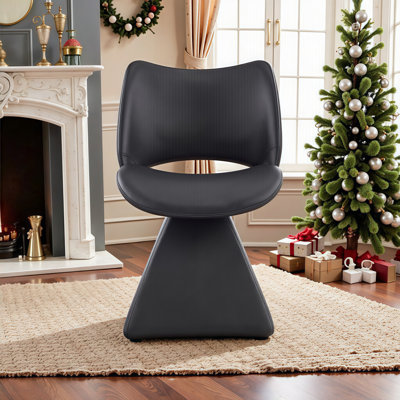 Modern Swivel Dining Chair - Minimalist Design, Comfortable Upholstery for Versatile Spaces