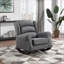 Chaise berçante en tissu