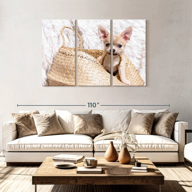 Brampt Rowdy Chihuahua, 48" H x 74" W
