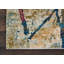 Tapis abstrait beige / bleu Dreya-31378715