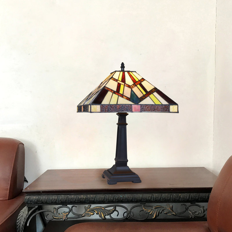 Lampe de table en bronze noirâtre 16,8 po