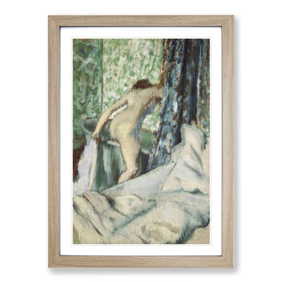 Nude Woman in the Bath by Edgar Degas - Framed Print