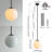 1 - Light Single Globe Schoolhouse Pendant Kitchen Island Pendant with 9.84" Glass Shade-1230830992-1230831006-1230830993