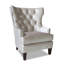 Roberts Leather Wingback Chair-642047483