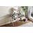 33.9" Mirrored Makeup Vanity Desk With Mirror And Lights, Mirrored Console Vanity Table With 2 Big Drawers & Open Shelf, Dressing Table With Charging Station For Bedroom