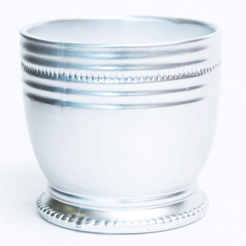 Jardinière ronde Annys, Argent