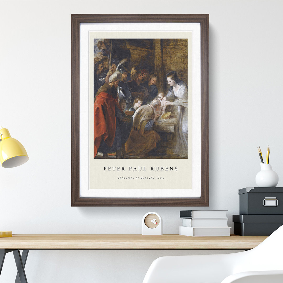 The Adoration of the Magi by Peter Paul Rubens - Picture Frame Painting