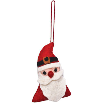 Santa Ornament - Set of 2