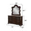 Ensemble de chambre à coucher Faxon en noyer foncé-69260743-124208278