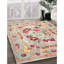 Tapis contemporain rouge / orange-675614484