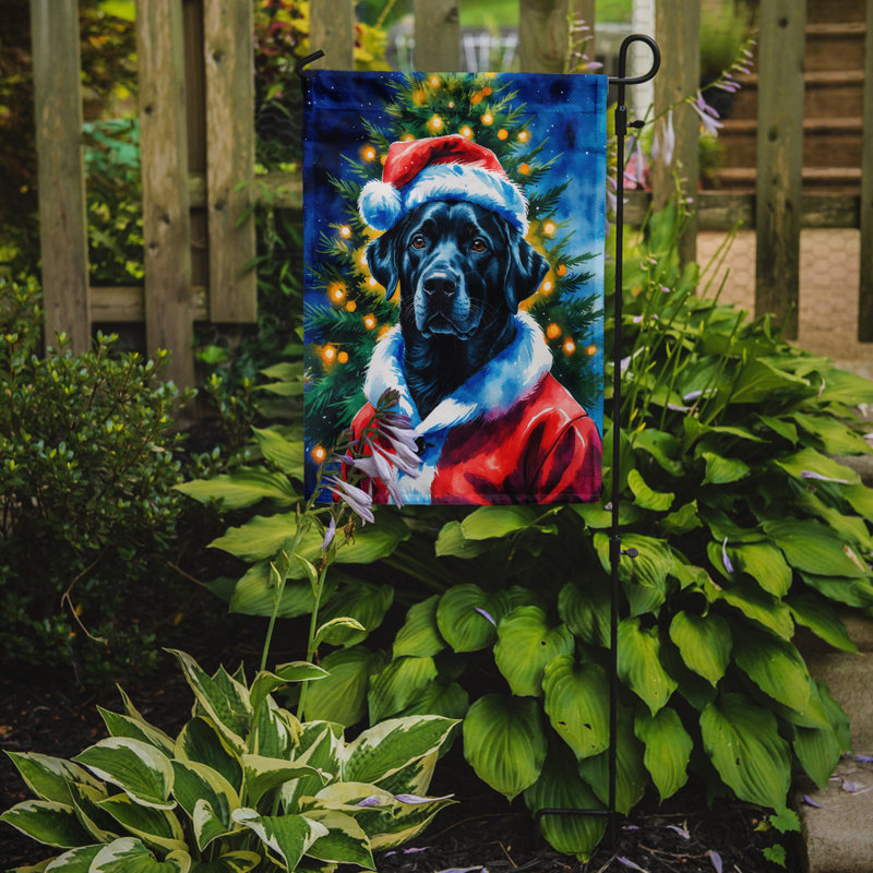 Drapeau de jardin Doberman Pinscher, Labrador Retriever noir