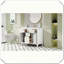 Meuble-lavabo autoportant moderne en bois massif avec tiroirs en céramique-839731105
