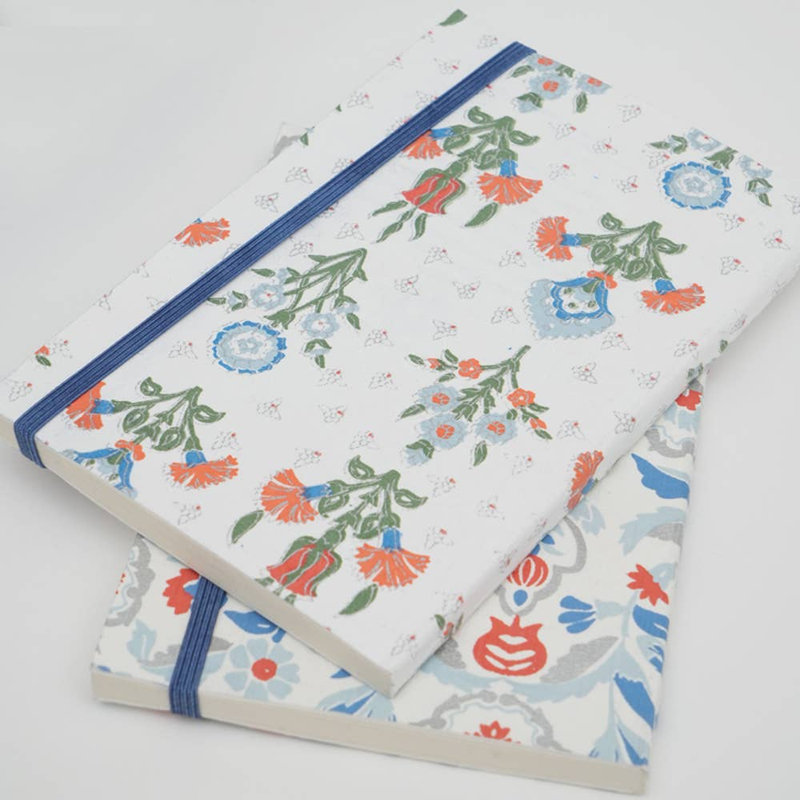 Notebook | Floral Handmade Notebook |  Set of 6