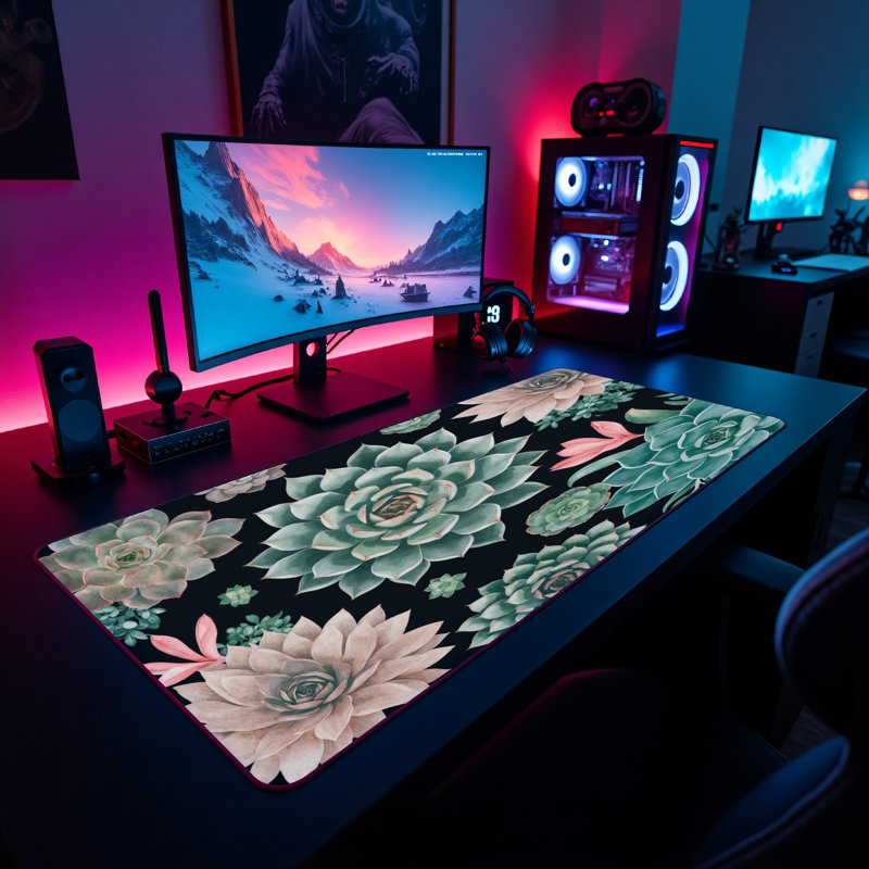 Polyester Desk Pad, 23.6x13.8