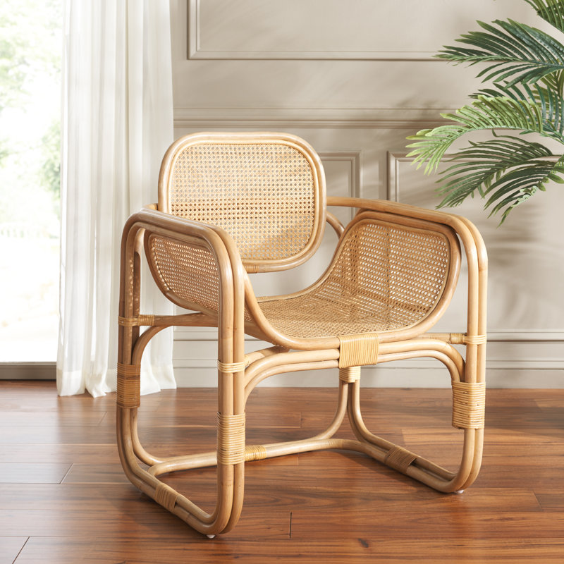 Fauteuil d'appoint Destrie, Naturel