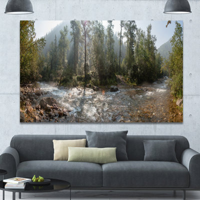 Paysage, rivière de montagne, photographie sur toile - Rivière de montagne