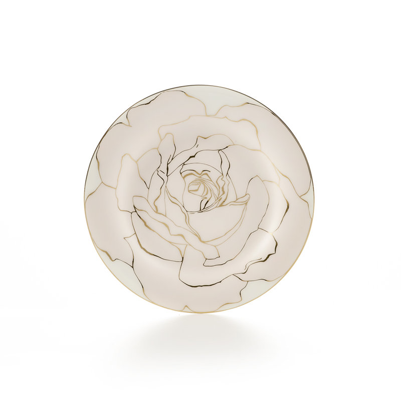Gosselin Rose Blossom Appetizer Plate 5.9"